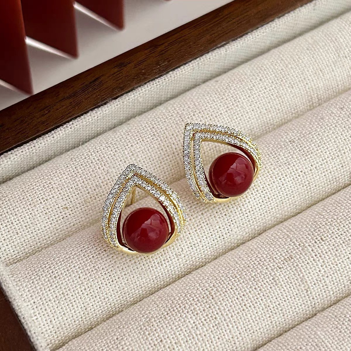 925 Silver Needle Korean Fashi - Pearl Earring Stud ulasan dan harga