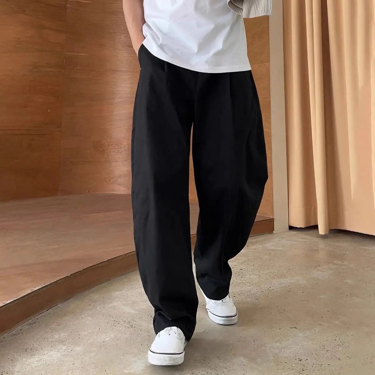 GELITAYIN Male Trousers Tailor - Tailored Trouser Wide ulasan dan harga