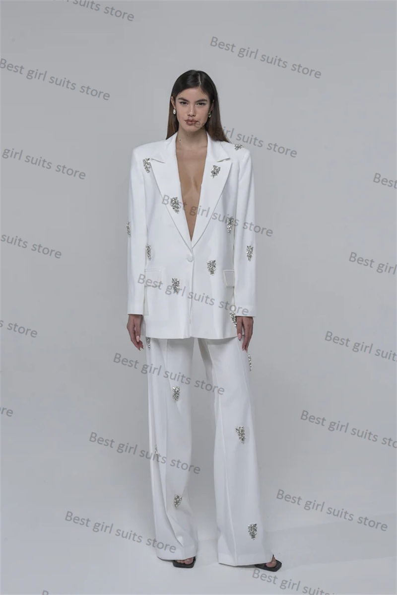 2 Piece Formal Women Suit Pant - Tailored Trouser Wide ulasan dan harga