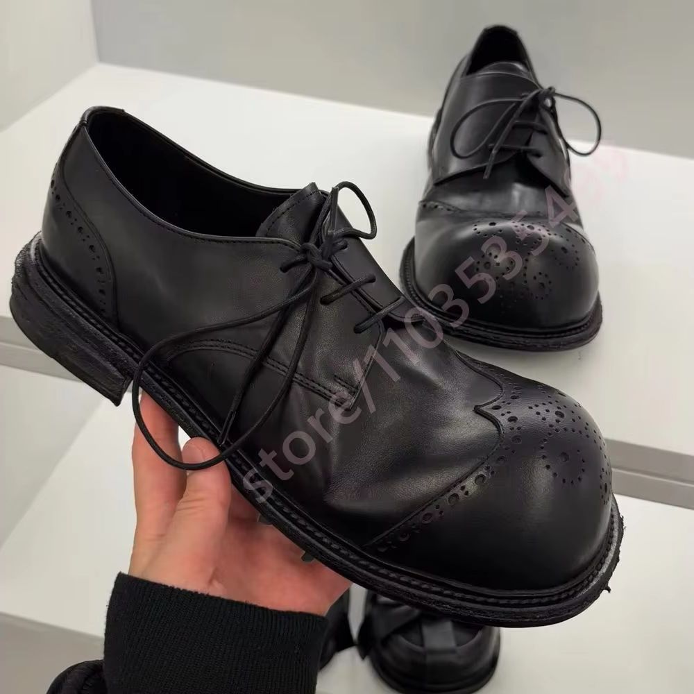 Vintage 2026 Black Leather Der - Formal Women Daily Wear Shoes ulasan dan harga