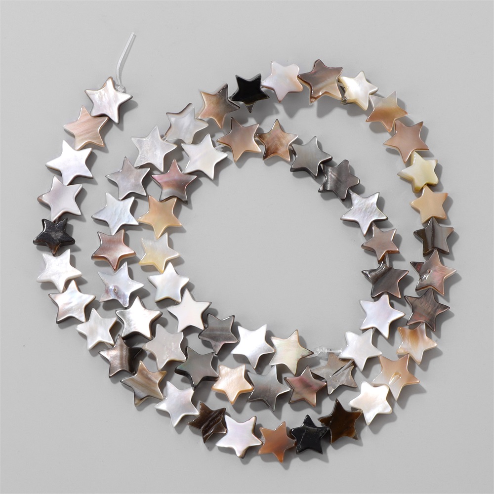 8/10/12mm Star Shape Black Gra - Pearl Earring Stud ulasan dan harga
