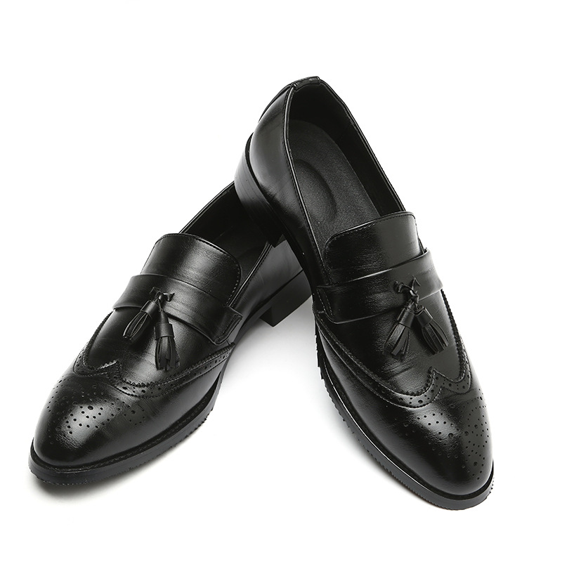 Classic Men's Leather Tassel L - Formal Wear Women'S Loafers ulasan dan harga
