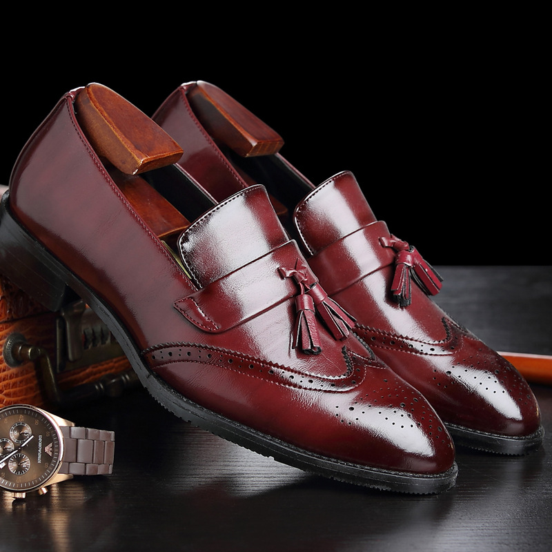 Classic Men's Leather Tassel L - Formal Wear Women'S Loafers ulasan dan harga