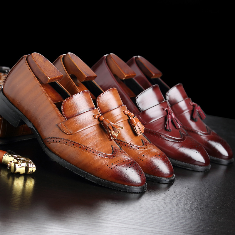Classic Men's Leather Tassel L - Formal Wear Women'S Loafers ulasan dan harga