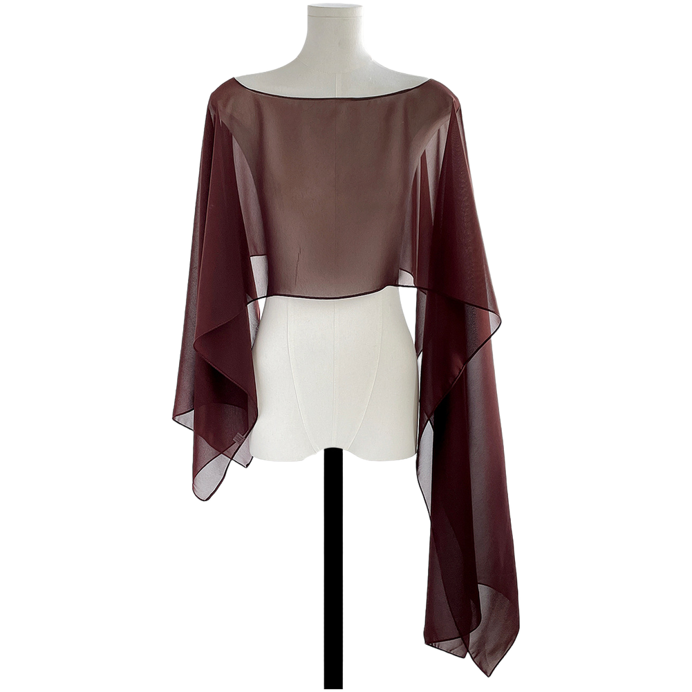 Polyester Evening Shawl for Wo - Women'S Elegant Formal Wear ulasan dan harga