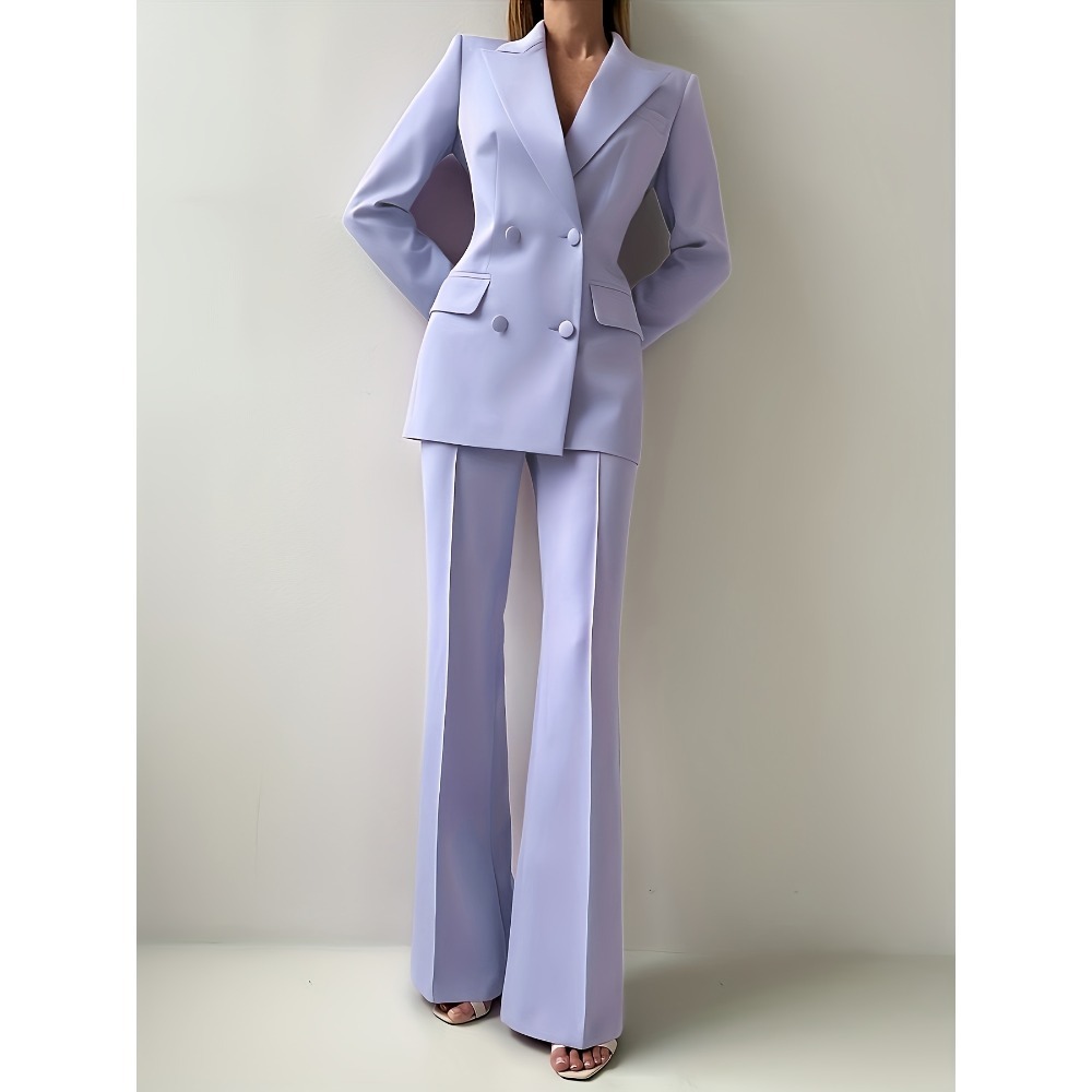 Elegant women's tailored suit  - Tailored Trouser Wide ulasan dan harga