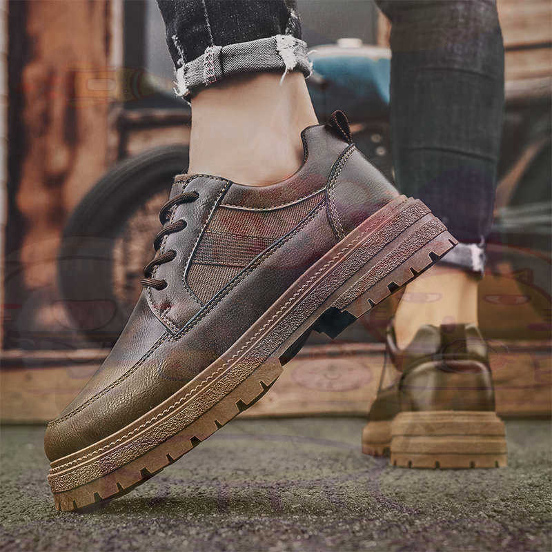 Dark Natural Leather Fashion T - Formal Wear Women'S Loafers ulasan dan harga