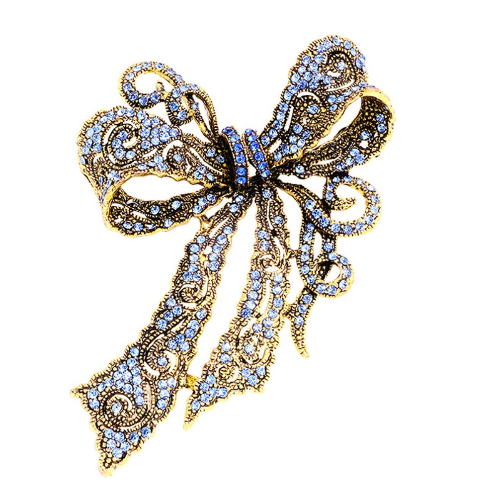 Vintage Bow-Shaped Brooch, Ele - Women'S Formal Wear Accessories ulasan dan harga