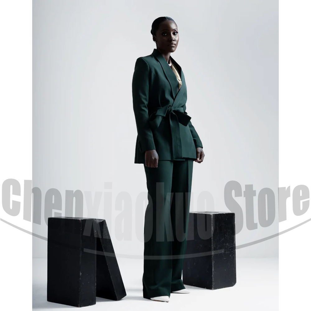 Women Suit Belted Blazer and W - Women'S Office Formal Wear For Ladies ulasan dan harga