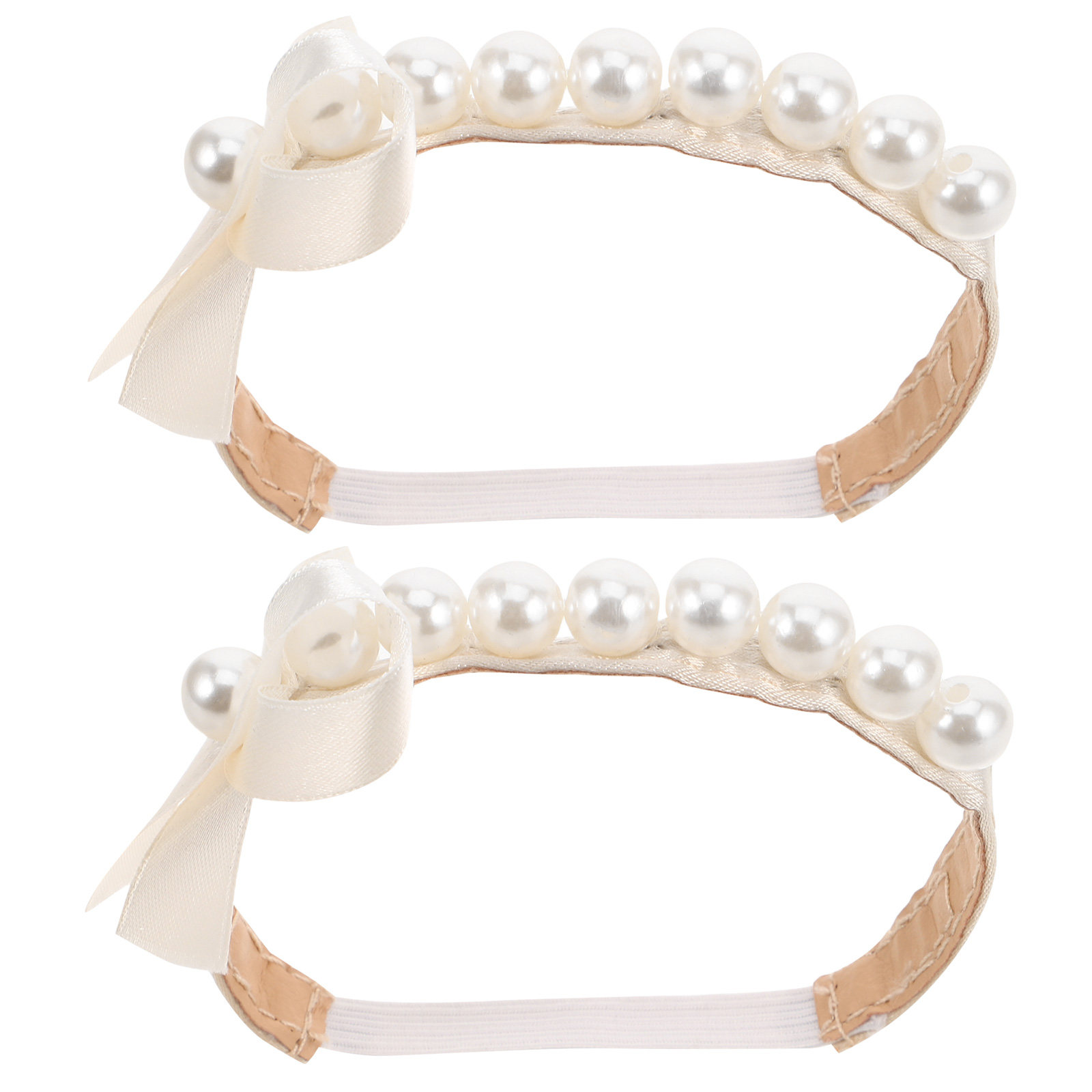 1Pair Elegant Fake Pearl High  - Formal Women Daily Wear Shoes ulasan dan harga