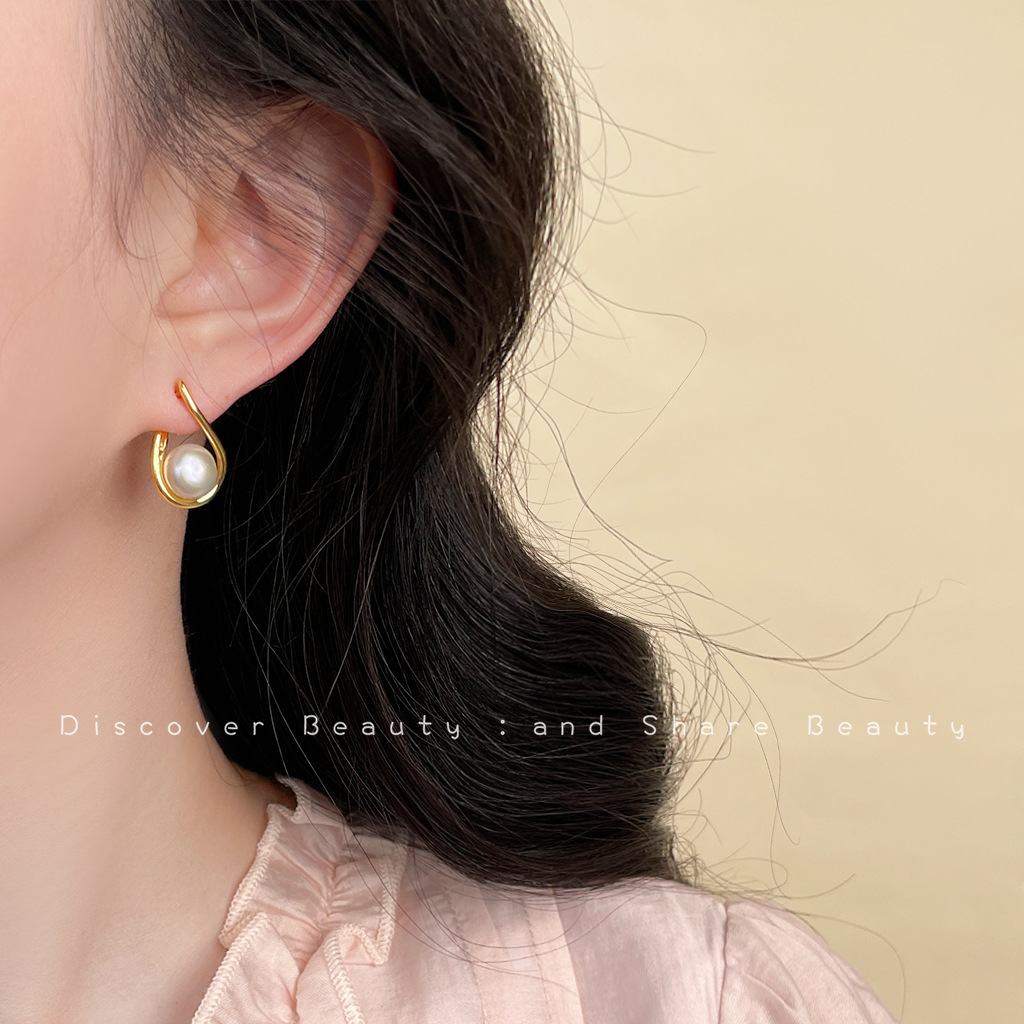 DIY accessories Fashion commut - Pearl Earring Stud ulasan dan harga