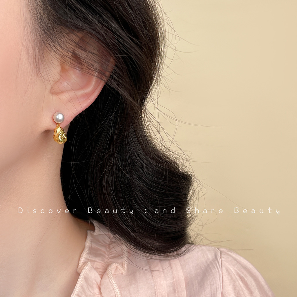 DIY accessories Fashion commut - Pearl Earring Stud ulasan dan harga