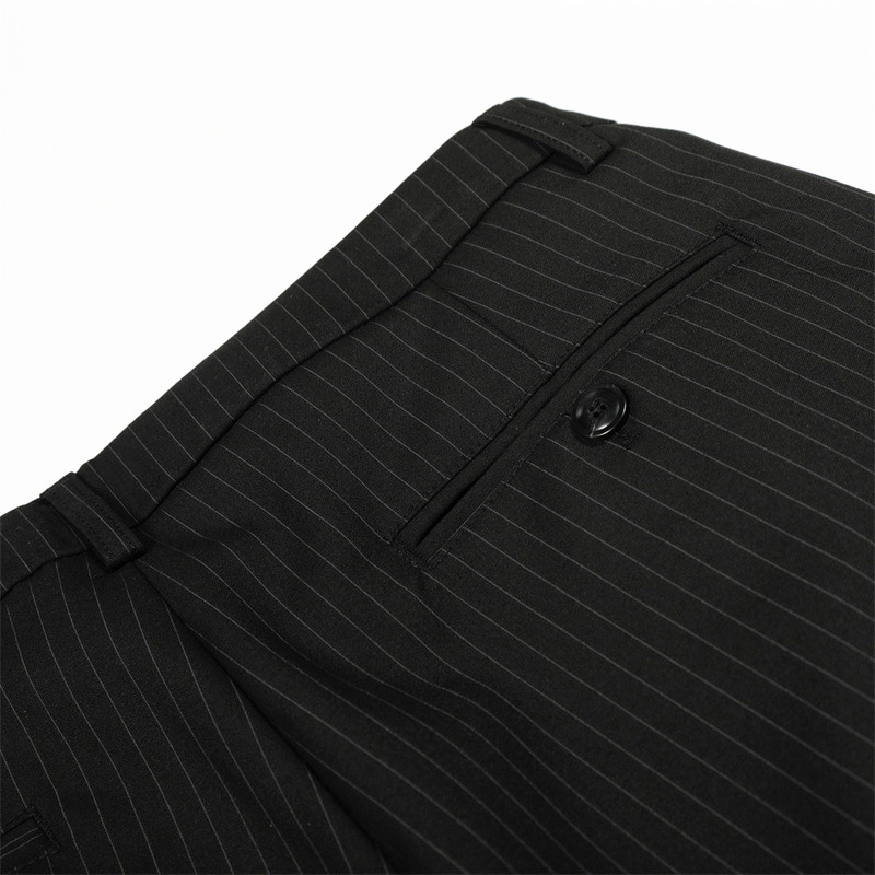 Men's Pinstripe Wide Leg Dress - Tailored Trouser Wide ulasan dan harga