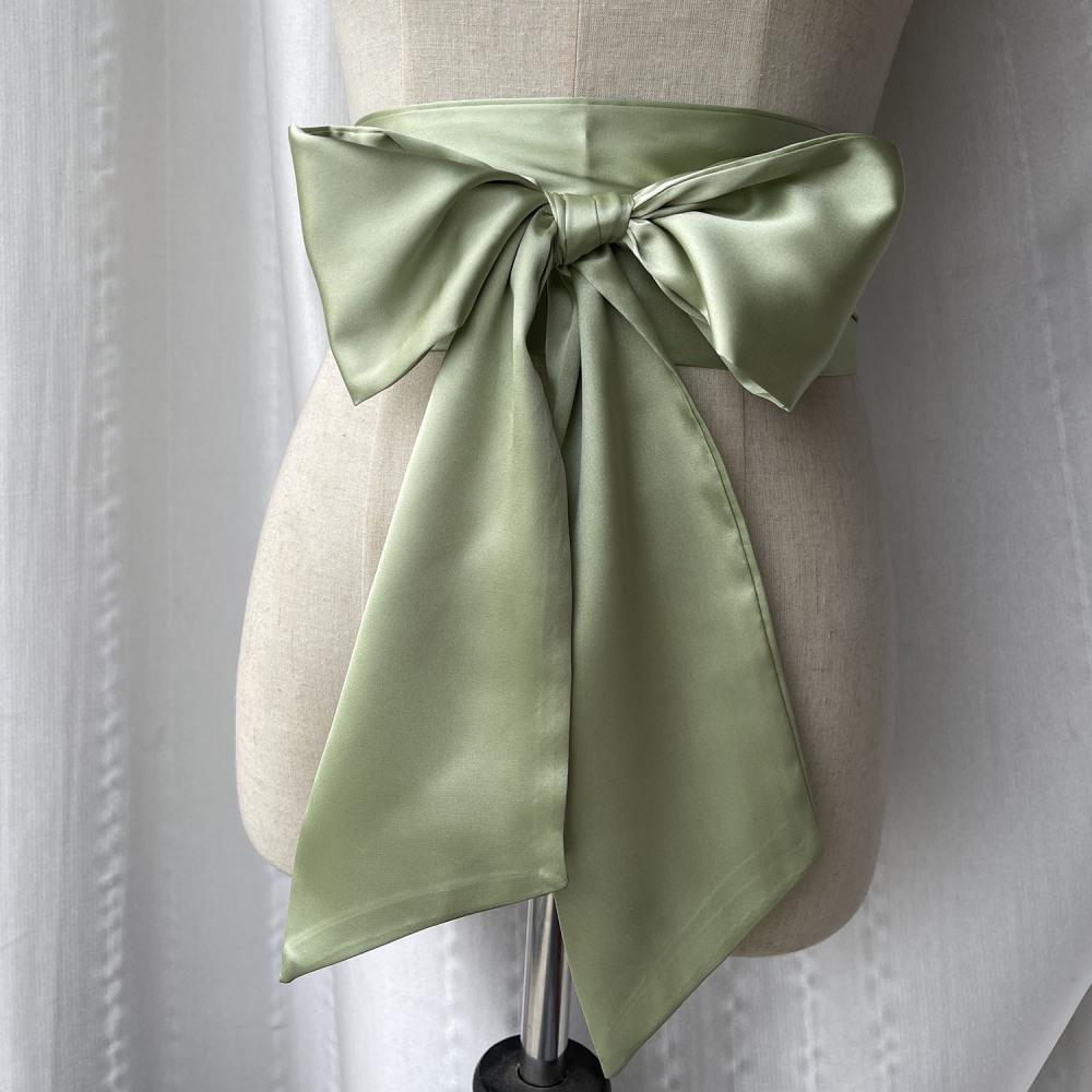 Wide Bowknot Waistband Women A - Women'S Formal Wear Accessories ulasan dan harga