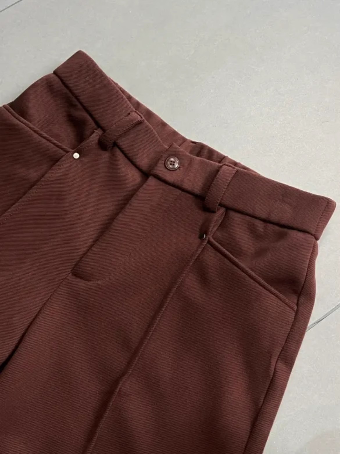 Korean Style Casual Pants Drap - Tailored Trouser Wide ulasan dan harga