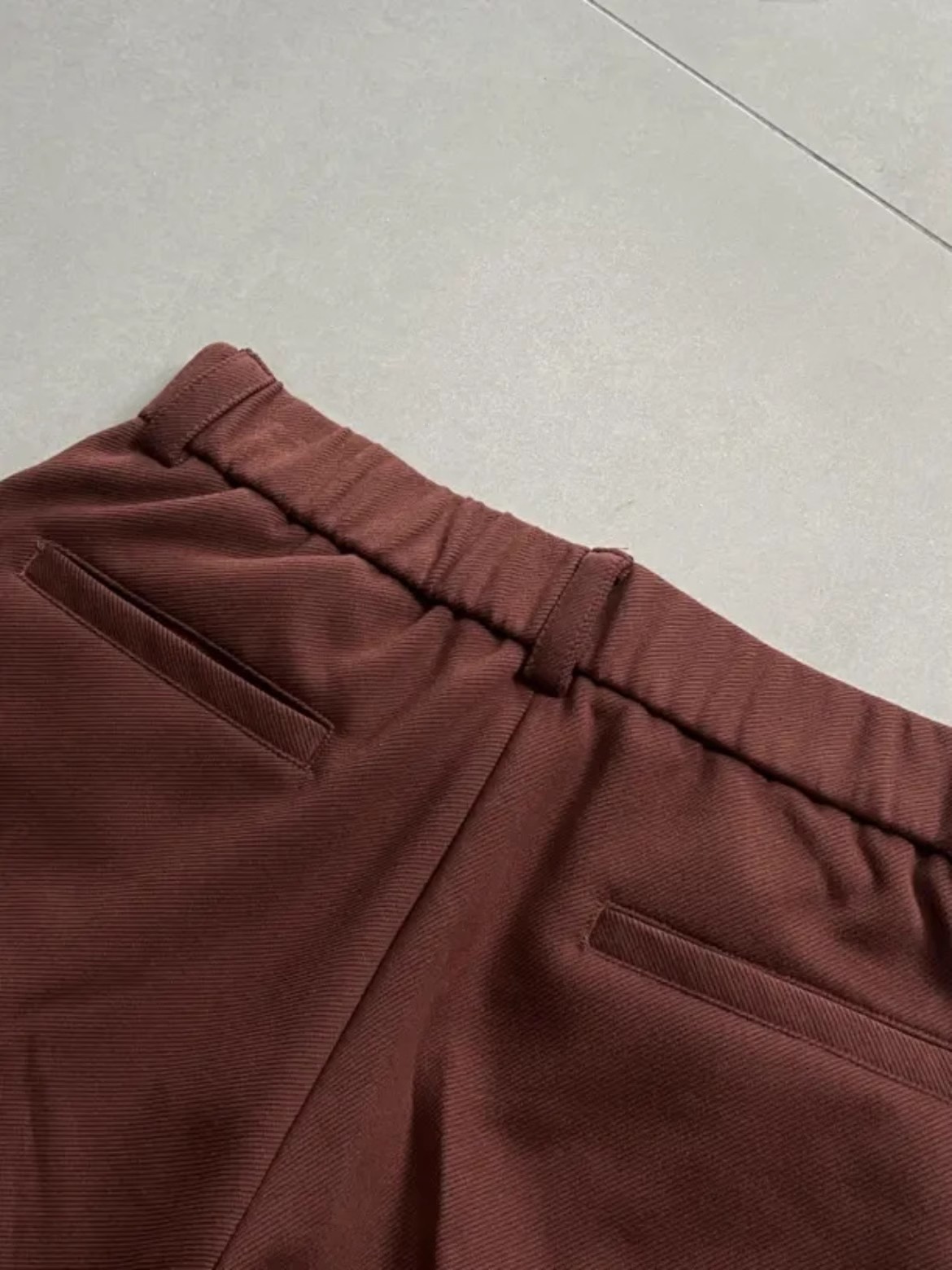Korean Style Casual Pants Drap - Tailored Trouser Wide ulasan dan harga
