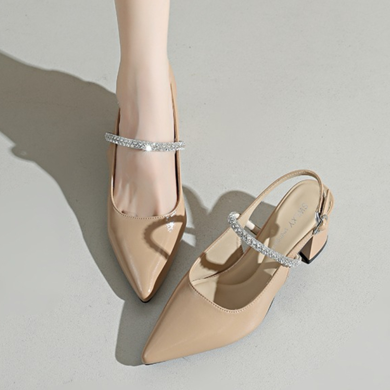 Women's Square Toe Rhinestone  - Formal Women Daily Wear Shoes ulasan dan harga