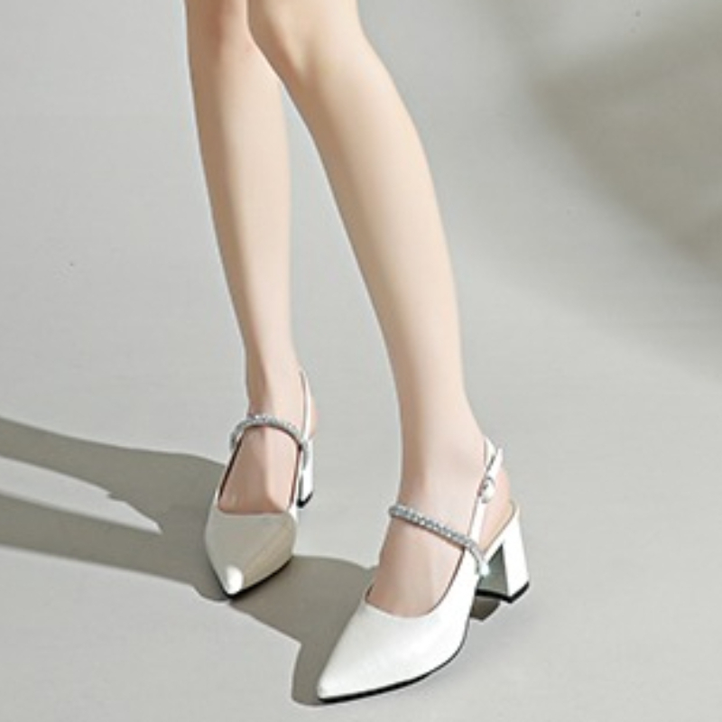 Women's Square Toe Rhinestone  - Formal Women Daily Wear Shoes ulasan dan harga