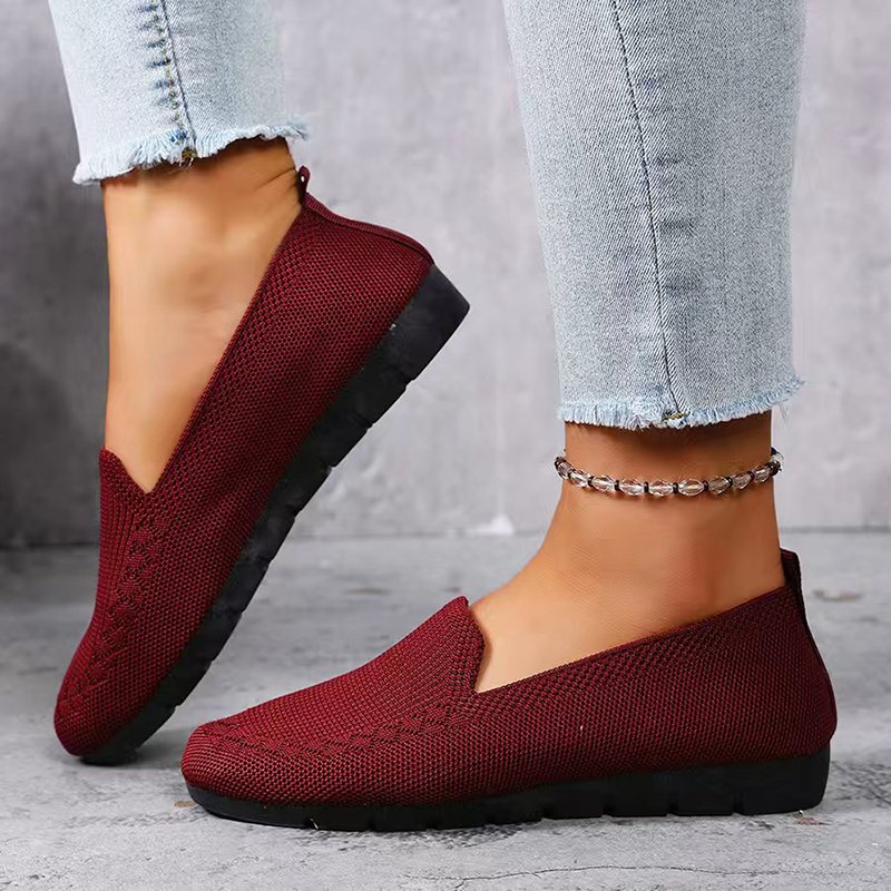 Women's Knit Loafers Lightweig - Formal Wear Women'S Loafers ulasan dan harga