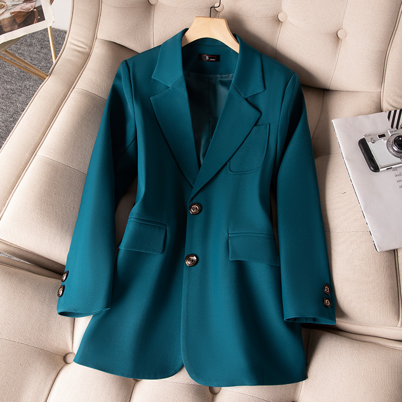 Blue Black Green Women Formal  - Women Formal Wear Coat ulasan dan harga
